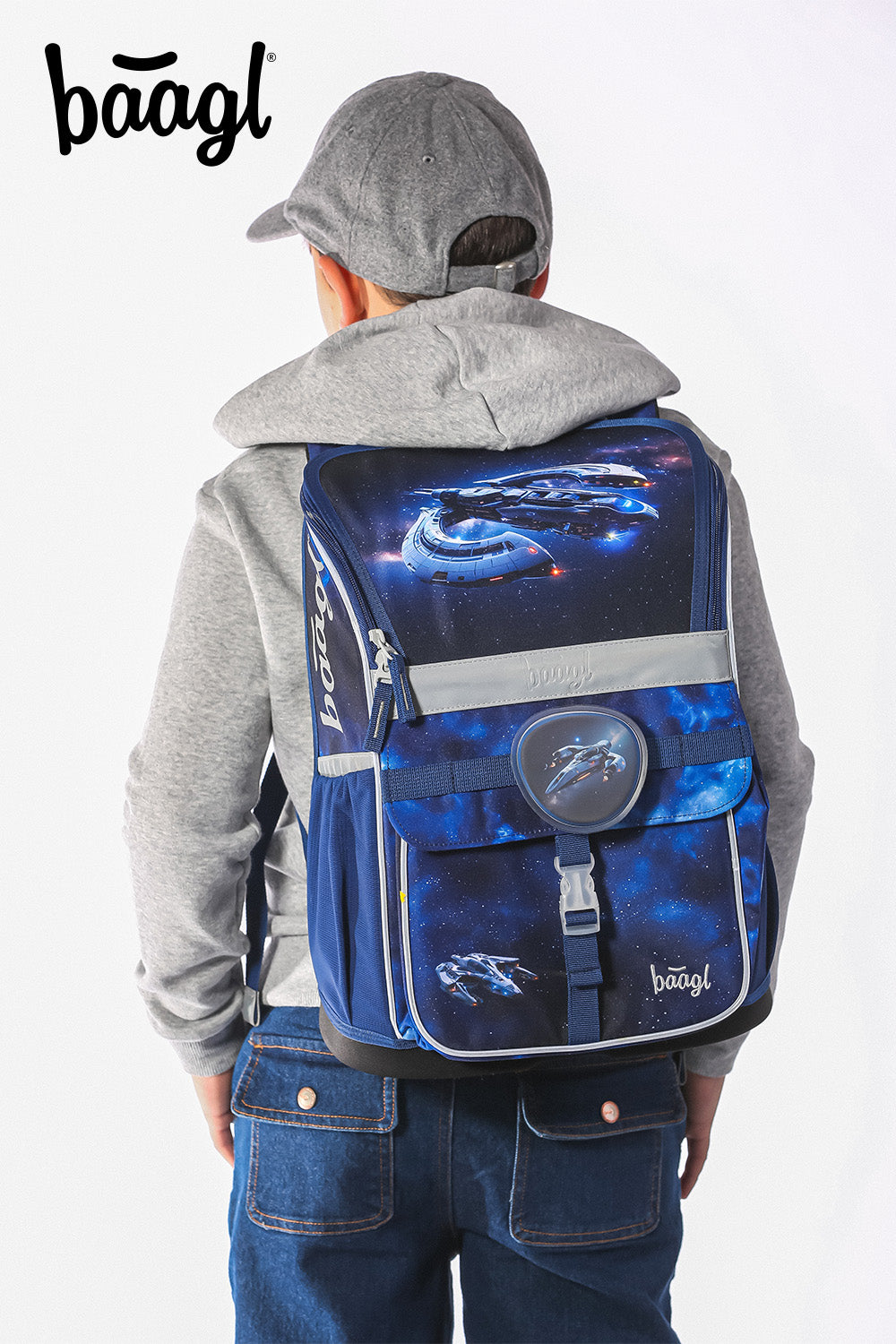 Zippy Space Ship Schulranzen-Set 3tlg: Schulranzen, Federmäppchen, Turnbeutel