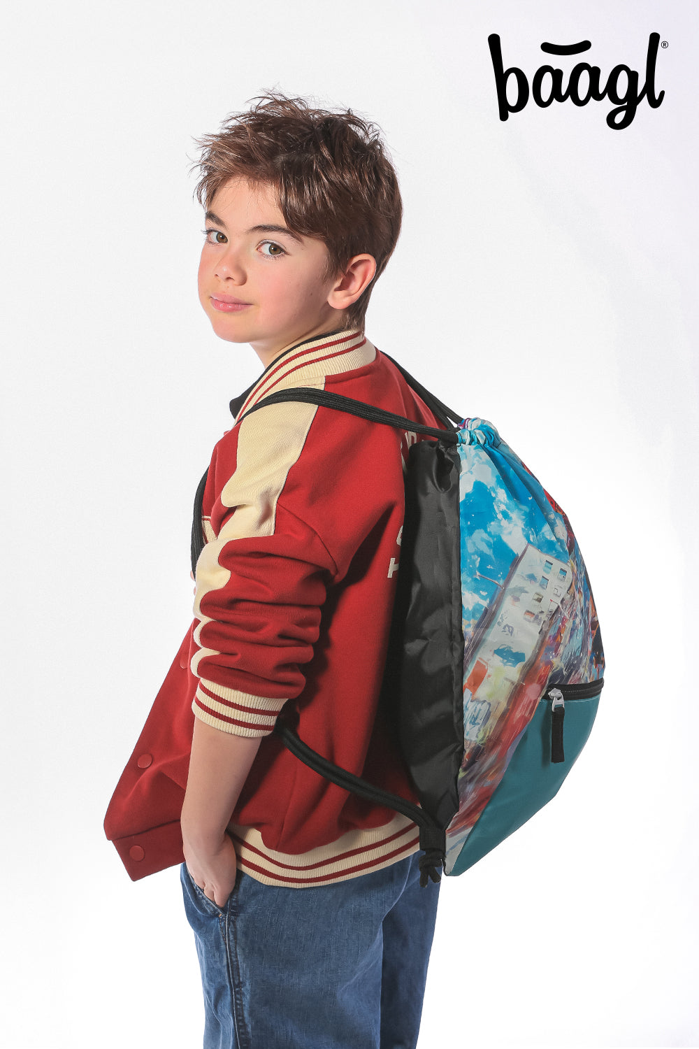 Turnbeutel mit Tasche Skatepark