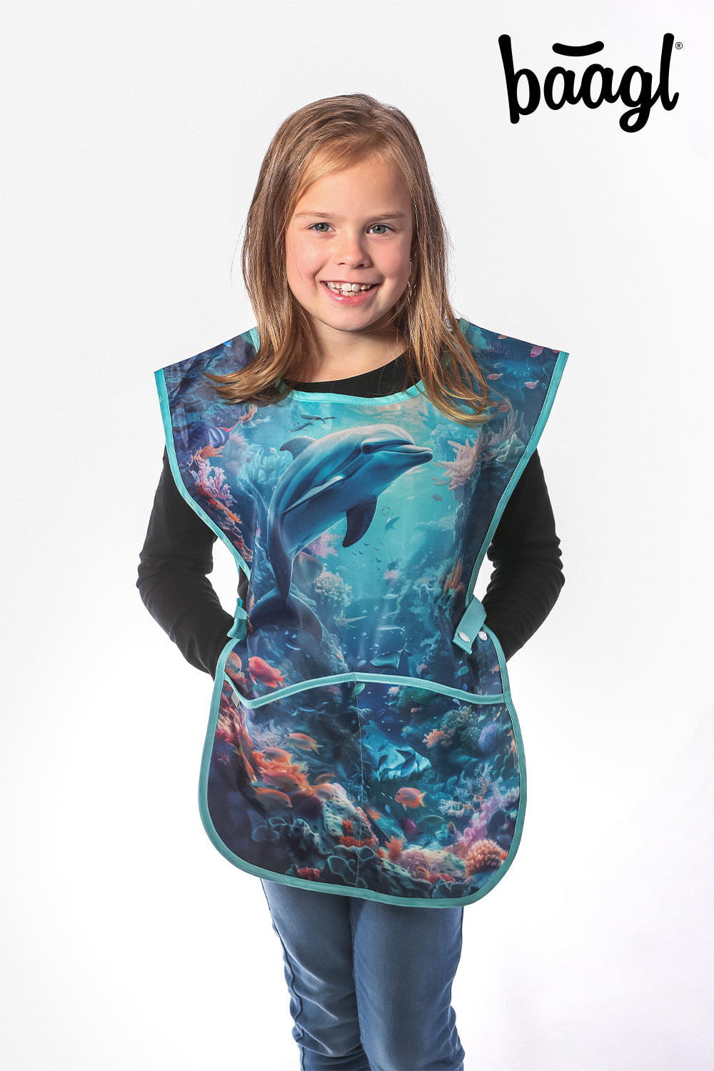 Kinderschürze Delphin
