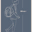 Schulrucksack Skate Indigo