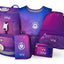 AIRY Pferde-Herz Rucksack-Set 5tlg: Rucksack, Federmäppchen, Turnbeutel, Schürze, Geldbeutel