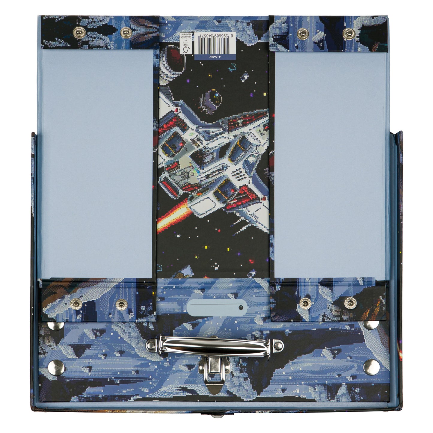 Faltkoffer mit geschmiedeten Ecken Pixel Space