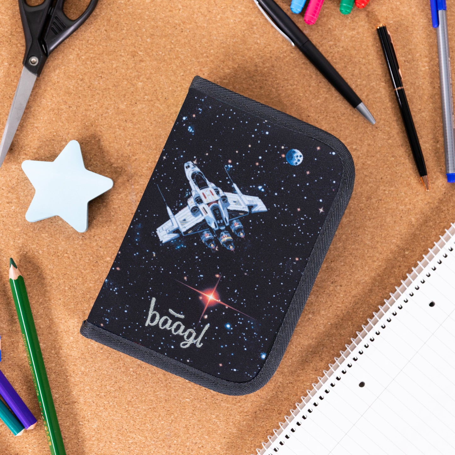 Fächermäppchen 1-Fach Pixel Space