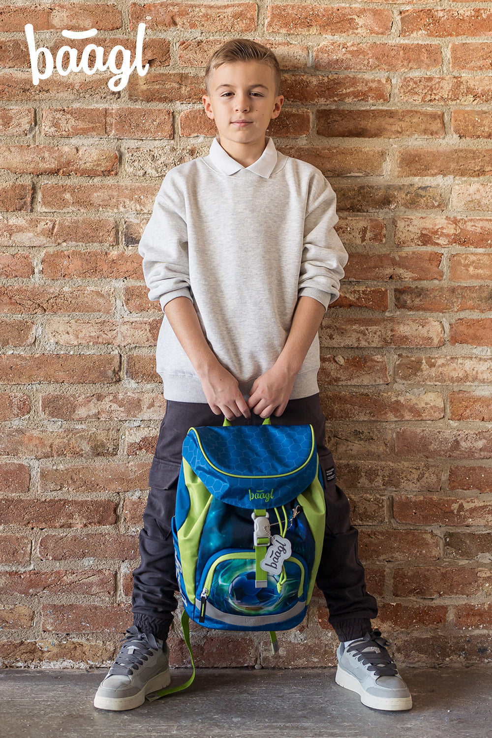 Airy Fussball Ball Rucksack-Set 5tlg: Rucksack, Federmäppchen, Turnbeutel, Heftmappe, Brotdose