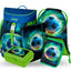 Airy Fussball Ball Rucksack-Set 5tlg: Rucksack, Federmäppchen, Turnbeutel, Heftmappe, Brotdose