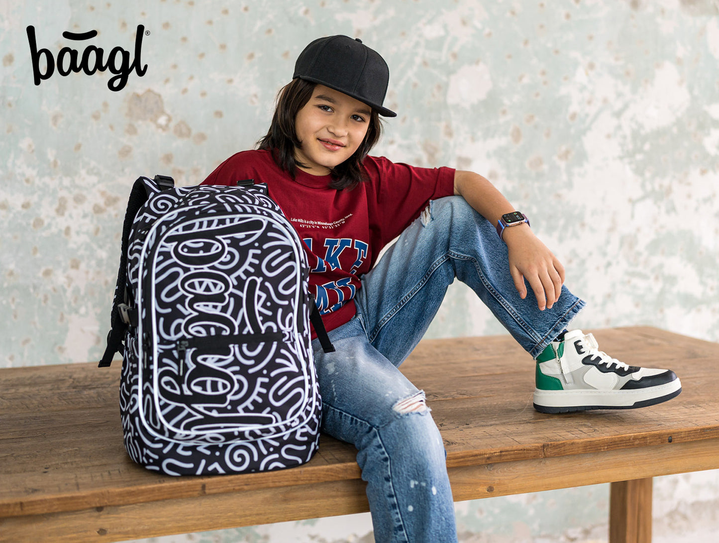 Core Element Rucksack-Set 5tlg: Rucksack, Federmäppchen, Turnbeutel, Geldbörse, Heftmappe
