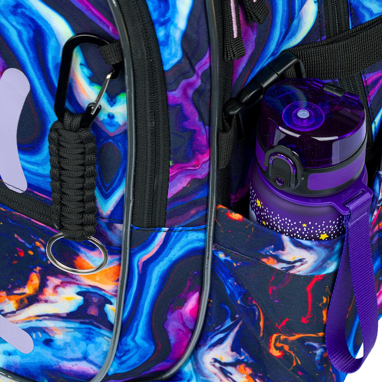 Core Marble Rucksack-Set 5tlg: Rucksack, Federmäppchen, Turnbeutel, Geldbörse, Heftmappe