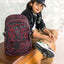 Core Red Polygon Rucksack-Set 5tlg: Rucksack, Federmäppchen, Turnbeutel, Schlampermäppchen, Heftmappe