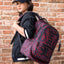Core Red Polygon Rucksack-Set 5tlg: Rucksack, Federmäppchen, Turnbeutel, Schlampermäppchen, Heftmappe