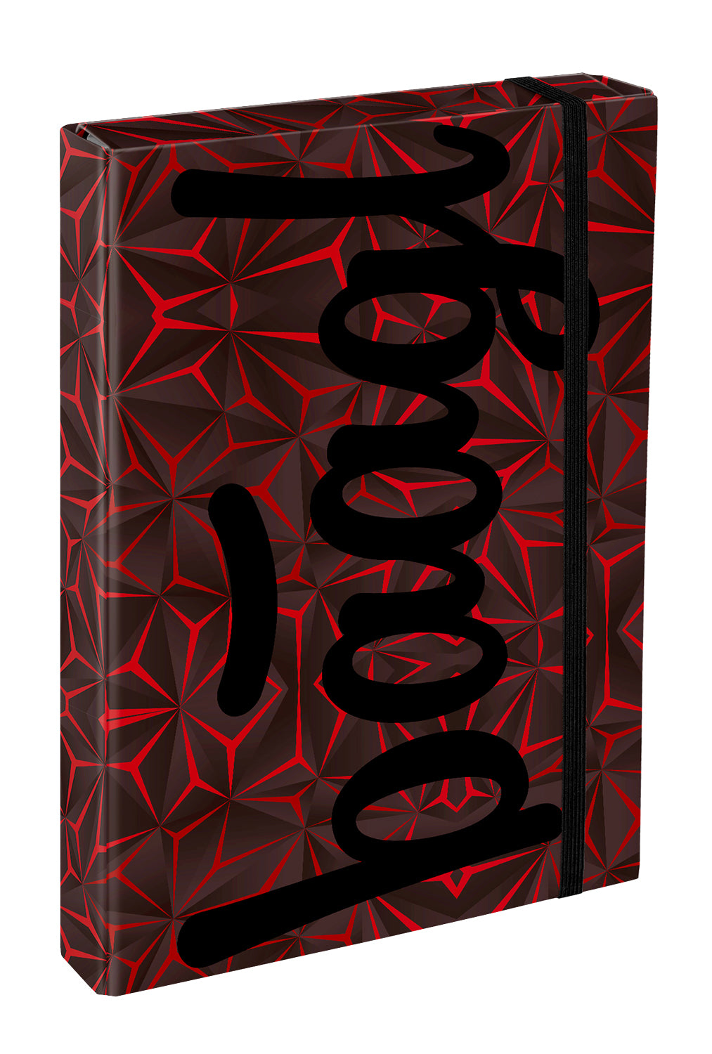 Core Red Polygon Rucksack-Set 5tlg: Rucksack, Federmäppchen, Turnbeutel, Schlampermäppchen, Heftmappe