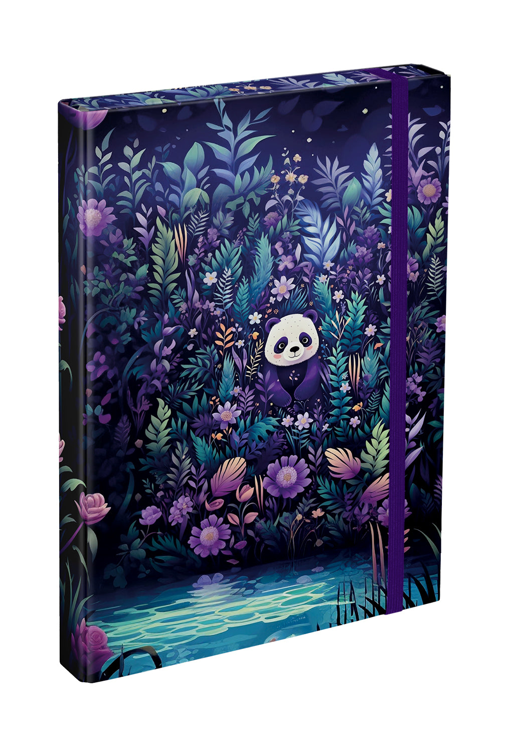 Ergo Jungle Panda Schulranzen-Set 5tlg: Schulranzen, Federmäppchen, Turnbeutel, Heftmappe, Brotdose