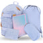 Skate Lilac Rucksack-Set 5tlg: Rucksack, Federmäppchen, Turnbeutel, Geldbörse, Heftmappe