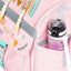 Zippy Regenbogen Rosa Schulranzen-Set 5tlg: Schulranzen, Federmäppchen, Turnbeutel, Heftmappe, Brotdose