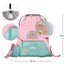 Zippy Regenbogen Rosa Schulranzen-Set 5tlg: Schulranzen, Federmäppchen, Turnbeutel, Heftmappe, Brotdose