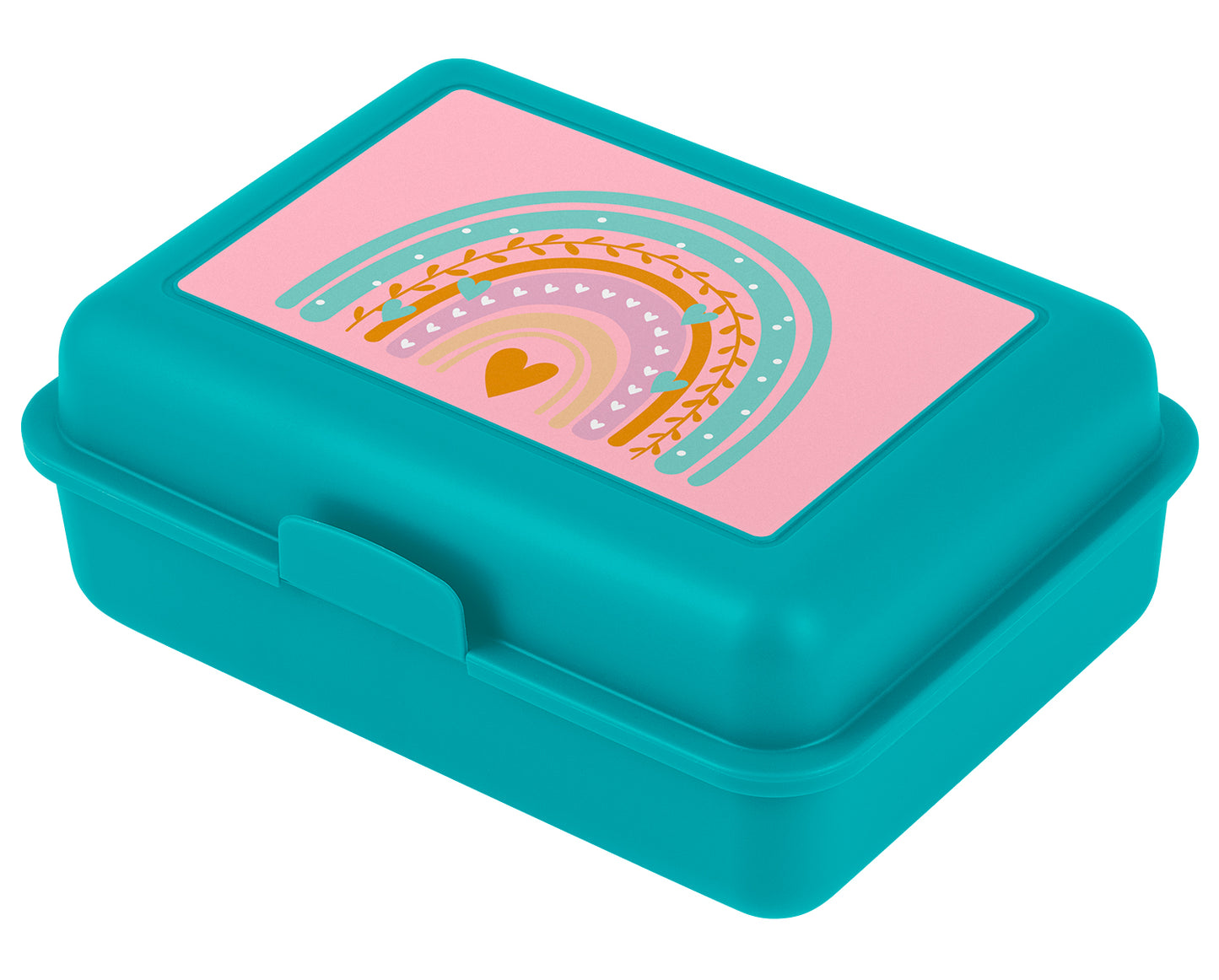 Zippy Regenbogen Rosa Schulranzen-Set 5tlg: Schulranzen, Federmäppchen, Turnbeutel, Heftmappe, Brotdose
