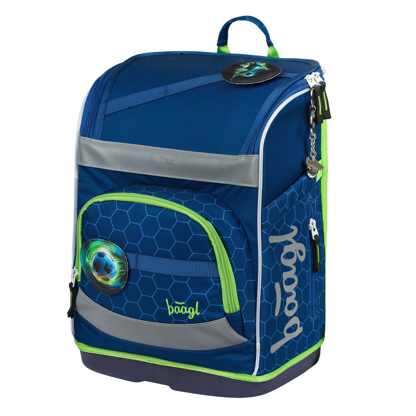 Zippy plus Fußball Schulranzen-Set 3tlg: Schulranzen, Federmappe, Tasche