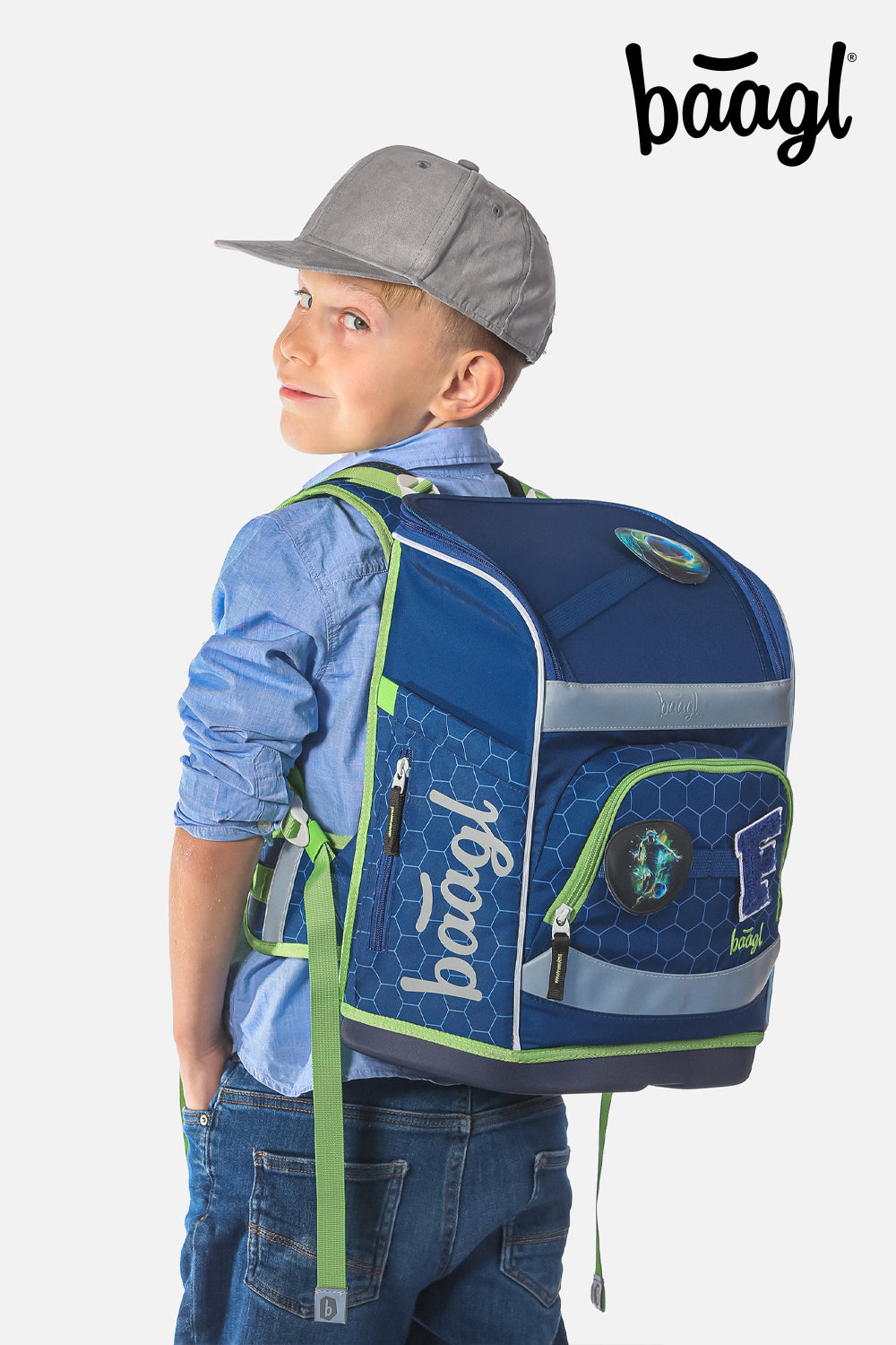 Zippy plus Fußball Schulranzen-Set 3tlg: Schulranzen, Federmappe, Tasche