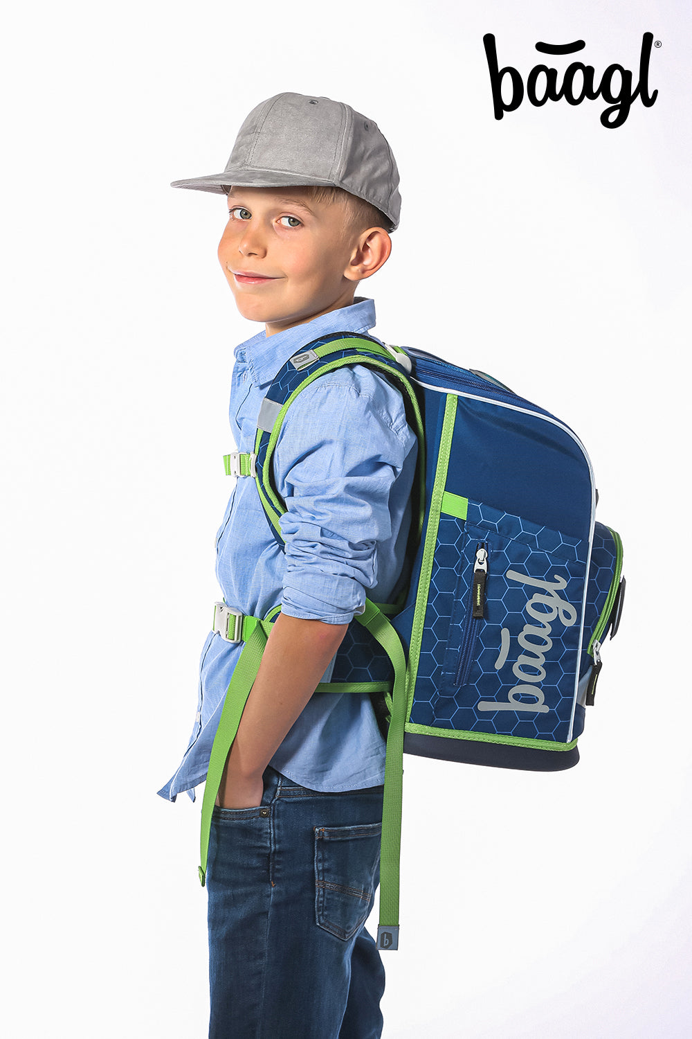 Zippy plus Fußball Schulranzen-Set 3tlg: Schulranzen, Federmappe, Tasche