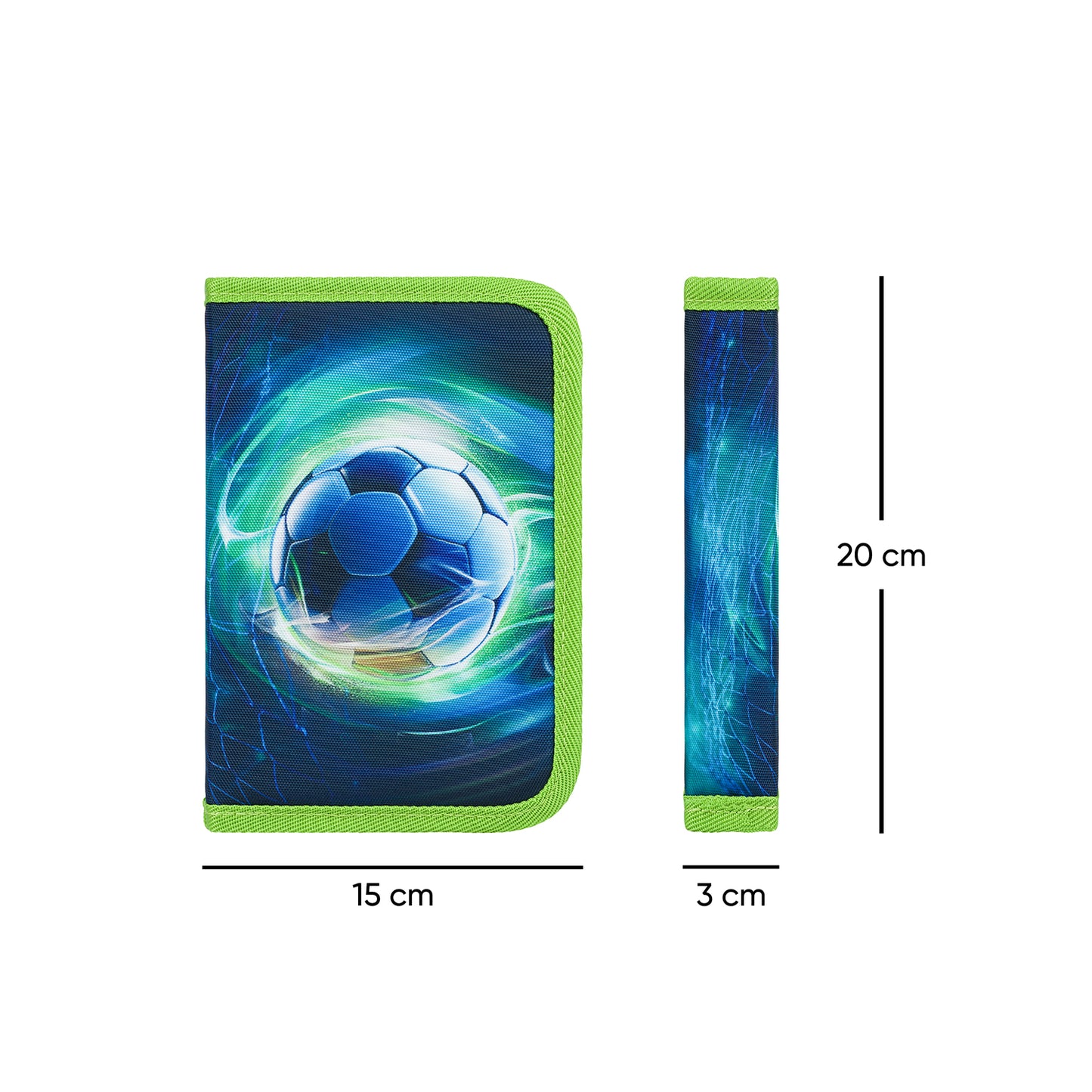 Zippy plus Fußball Schulranzen-Set 3tlg: Schulranzen, Federmappe, Tasche