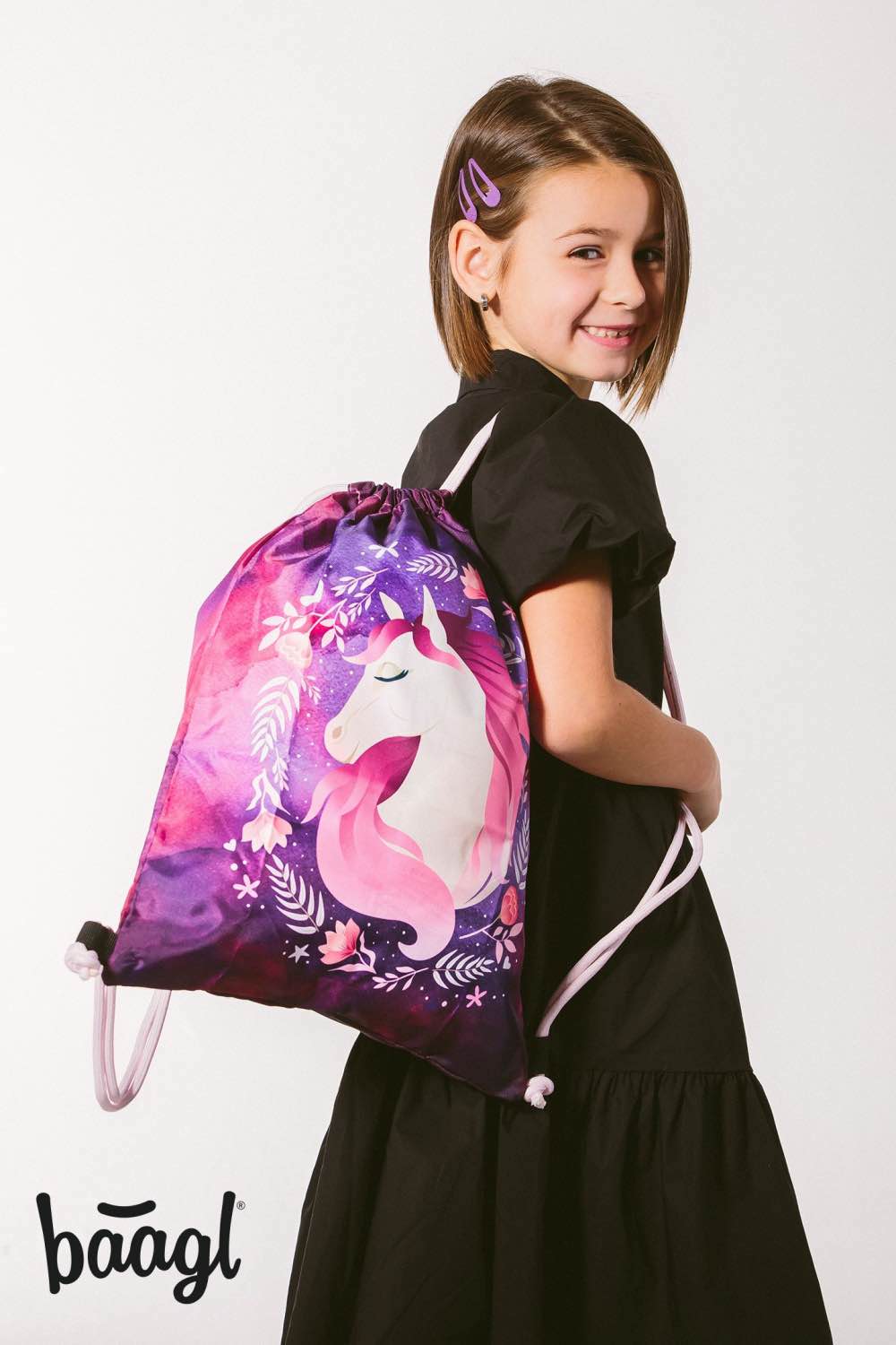 Zippy Plus Pferd Schulranzen-Set 5tlg: Schulranzen, Federmäppchen, Sportbeutel, Schürze, Geldbeutel