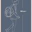 Skate max SKA grau Rucksack-Set 3tlg: Rucksack, Federmäppchen, Sportbeutel
