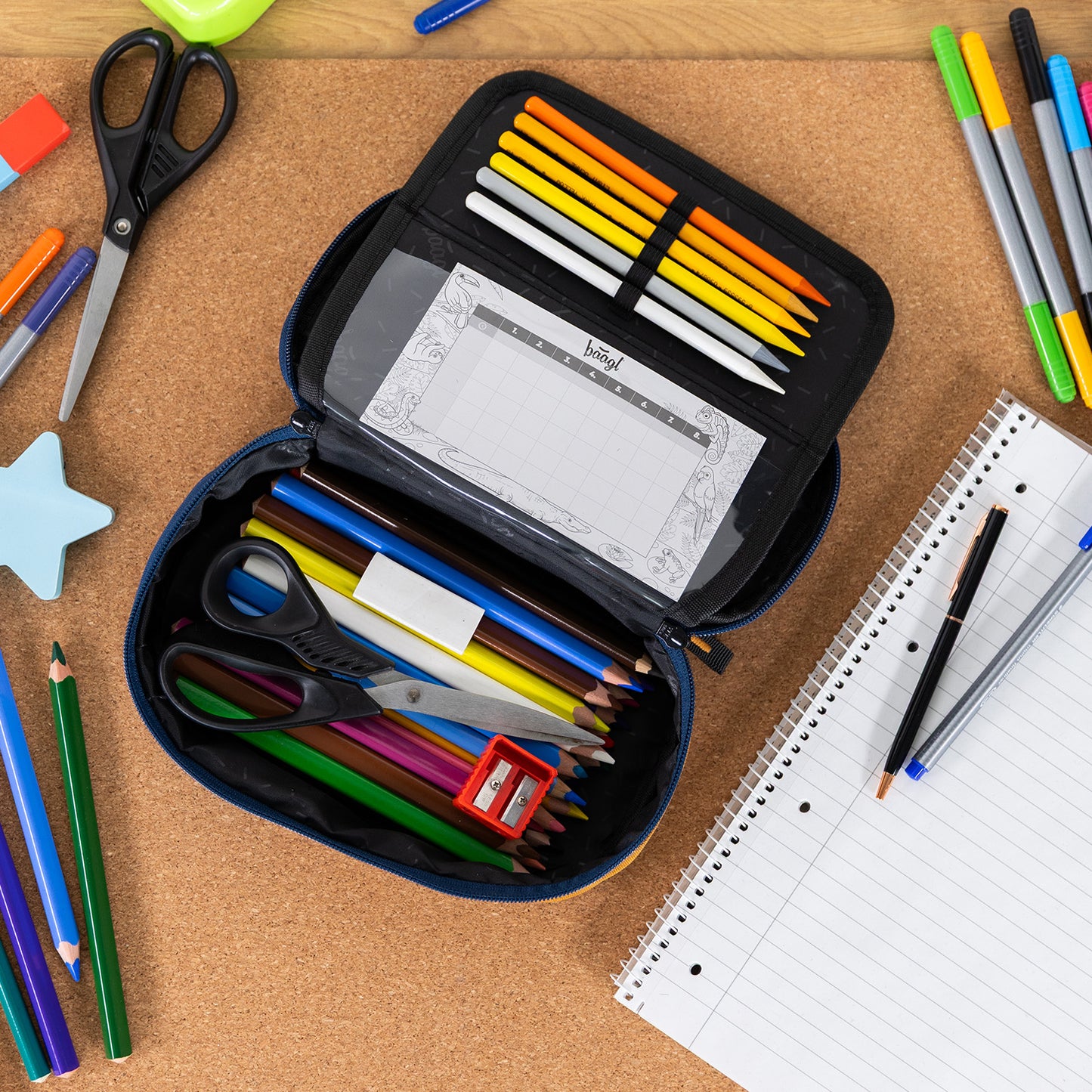 Federmäppchen Etui Duo