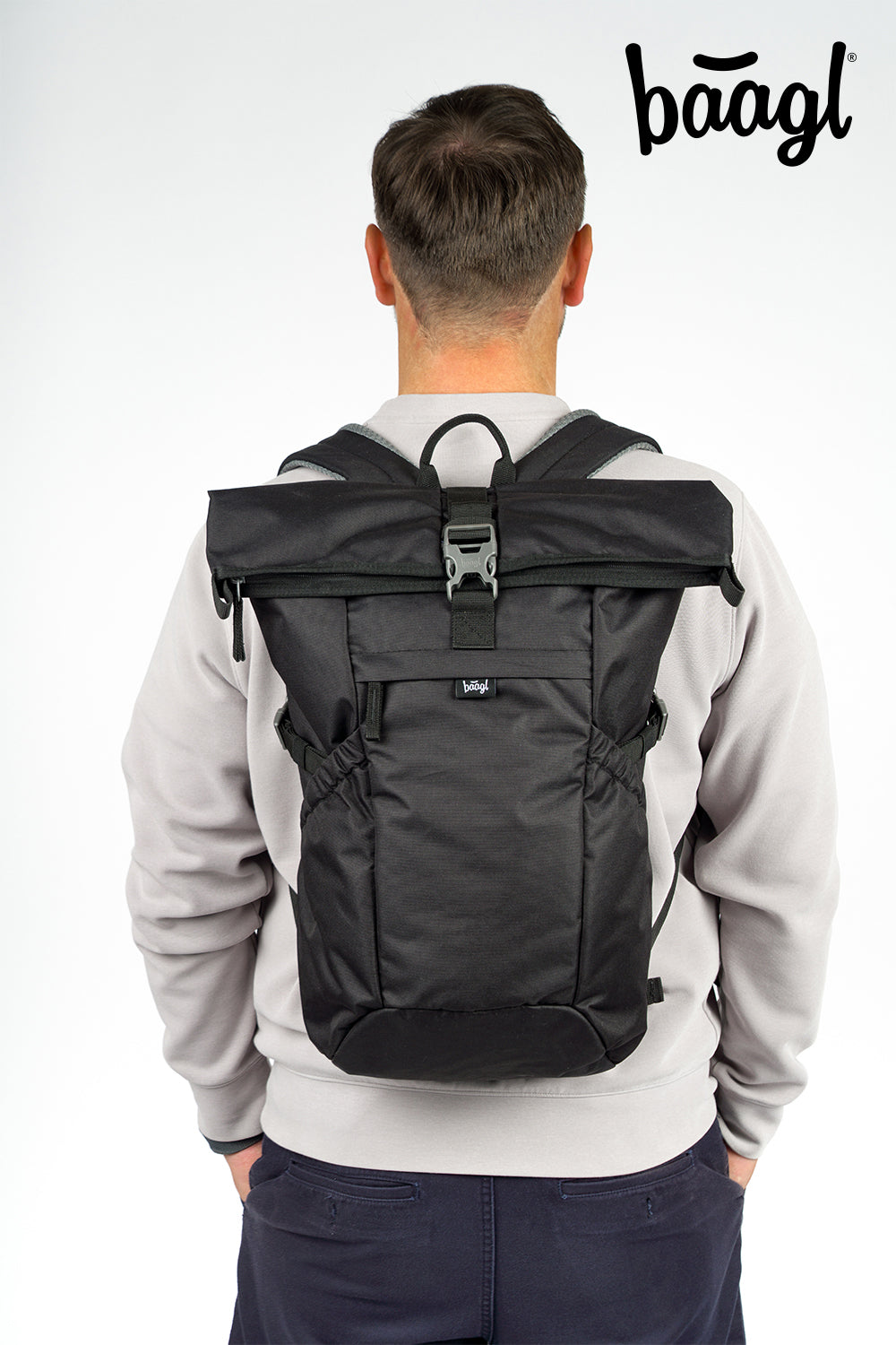 Rucksack Roll Schwarz