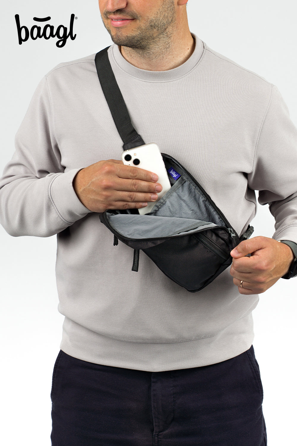 Bauchtasche Go Schwarz