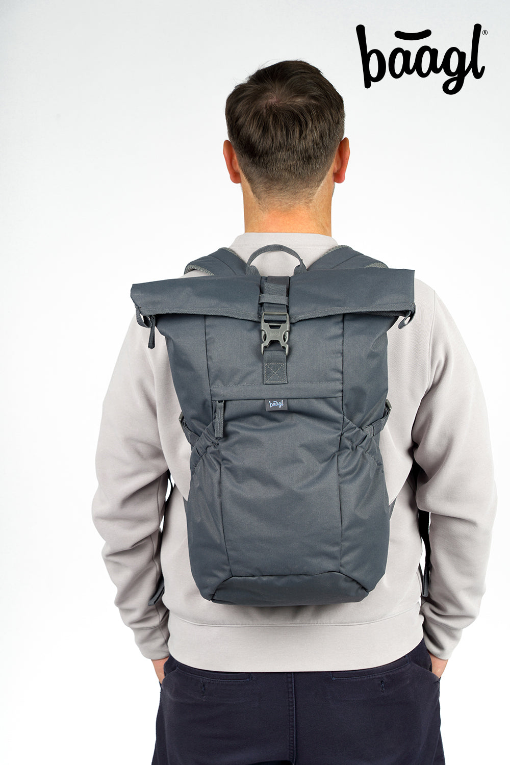 Rucksack Roll Grau