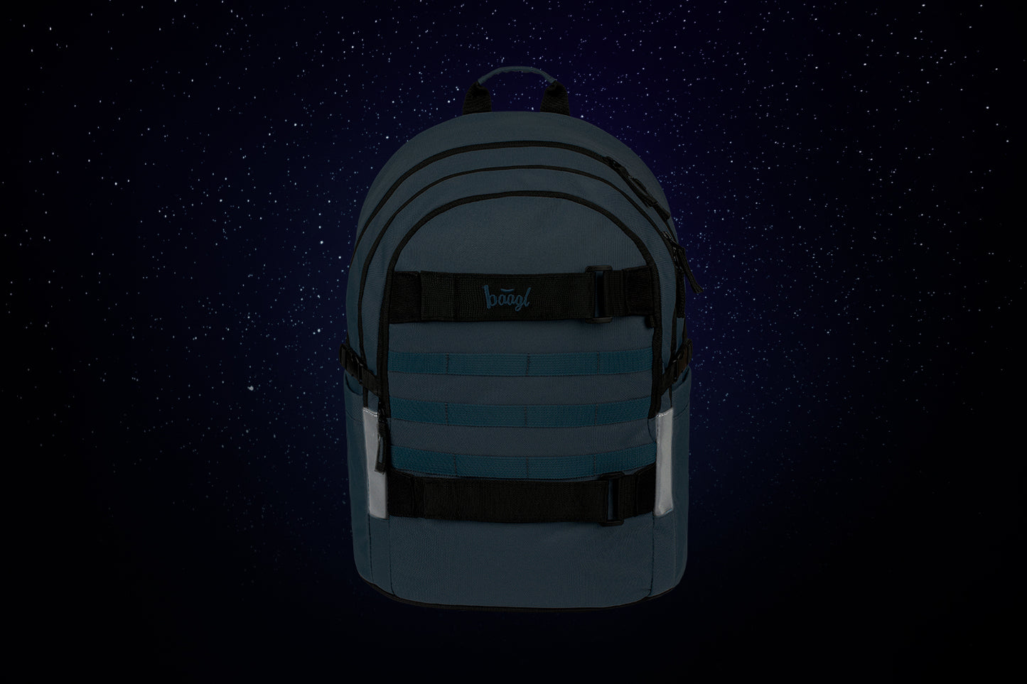 Skate Dust Blue Rucksack-Set 3tlg: Rucksack, Federmäppchen, Sporttasche