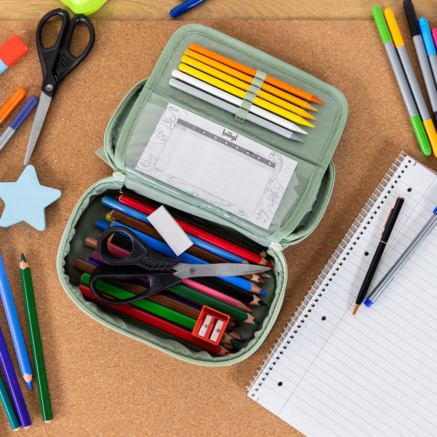 Federmäppchen Etui Menthol