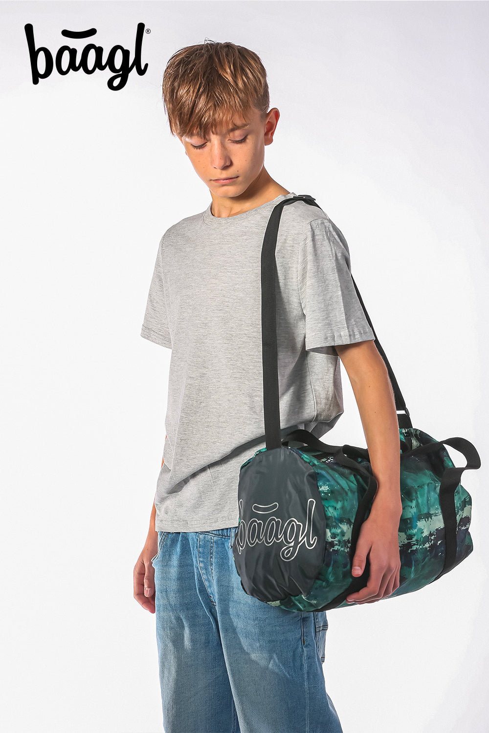 Skate Forest Rucksack-Set 3tlg: Rucksack, Federmäppchen, Sporttasche