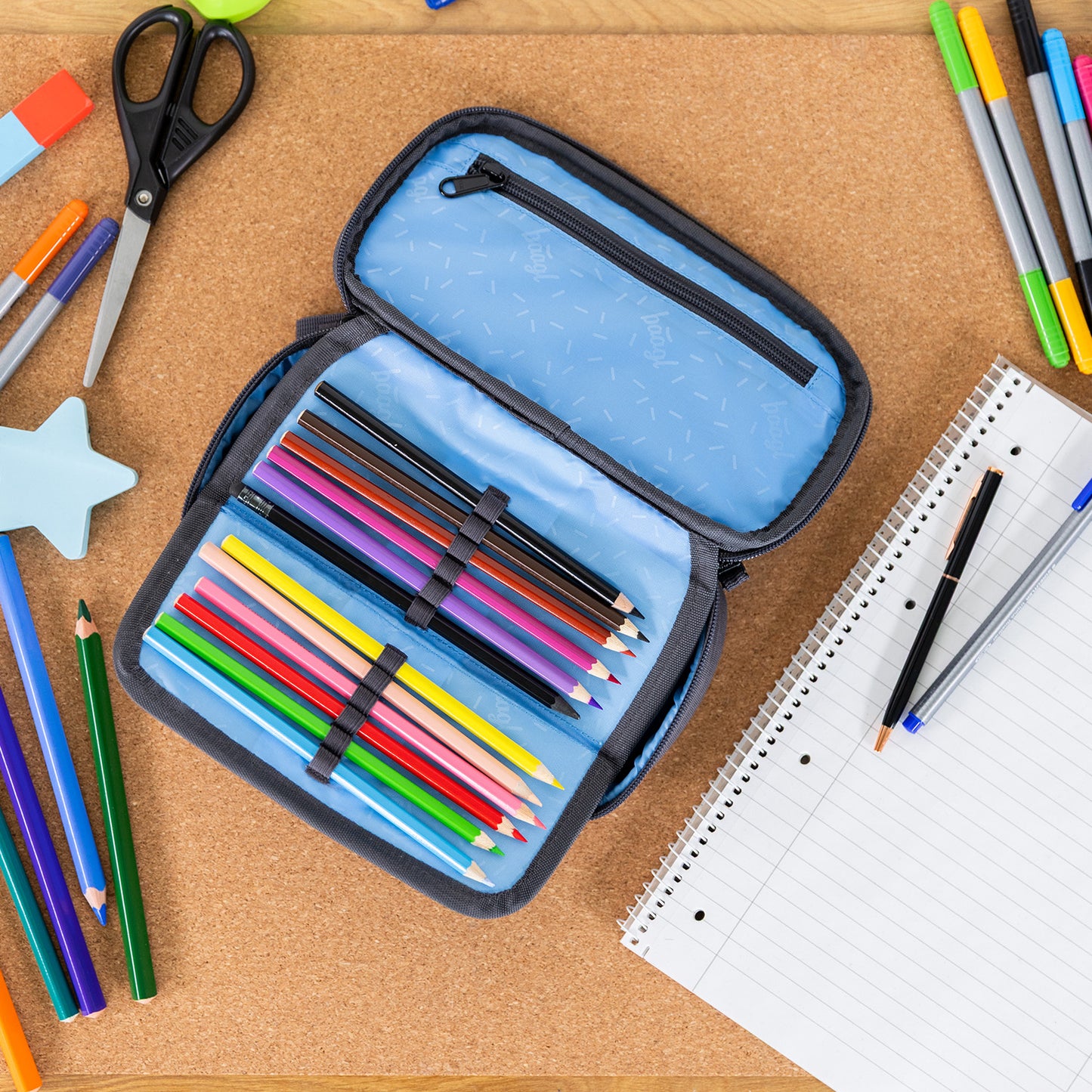 Federmäppchen Etui Logo Mix