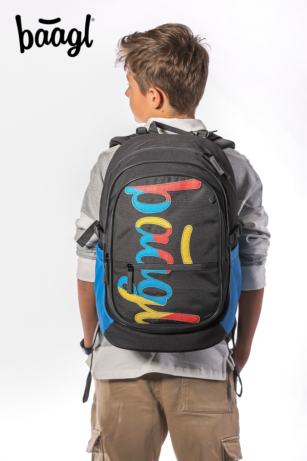 Core Logo mix Rucksack-Set 3tlg: Rucksack, Federmäppchen, Sportbeutel