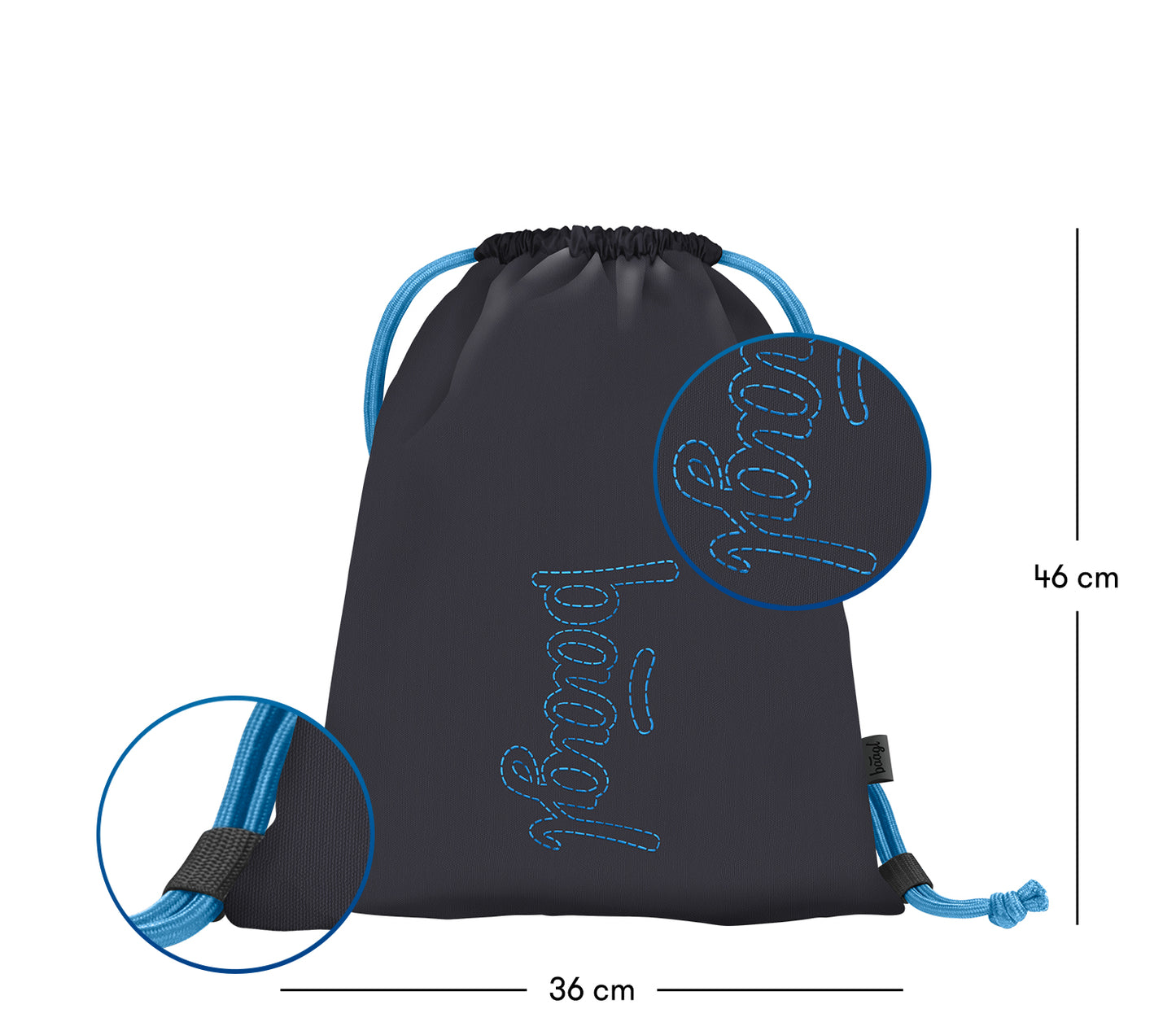 Core Logo mix Rucksack-Set 3tlg: Rucksack, Federmäppchen, Sportbeutel