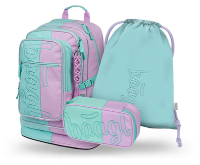 Cubic Sky Rucksack-Set 3tlg: Rucksack, Federmäppchen, Sportbeutel