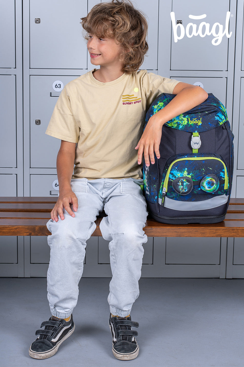 Schulrucksack Airy Plus Fußball