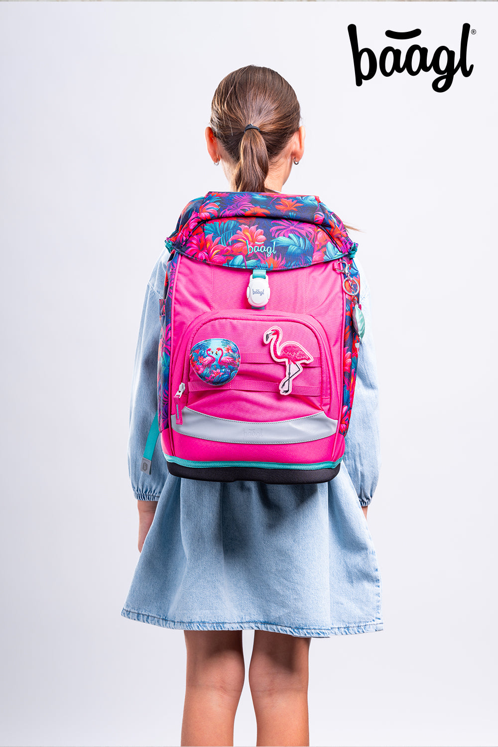 Schulrucksack Airy Plus Flamingos