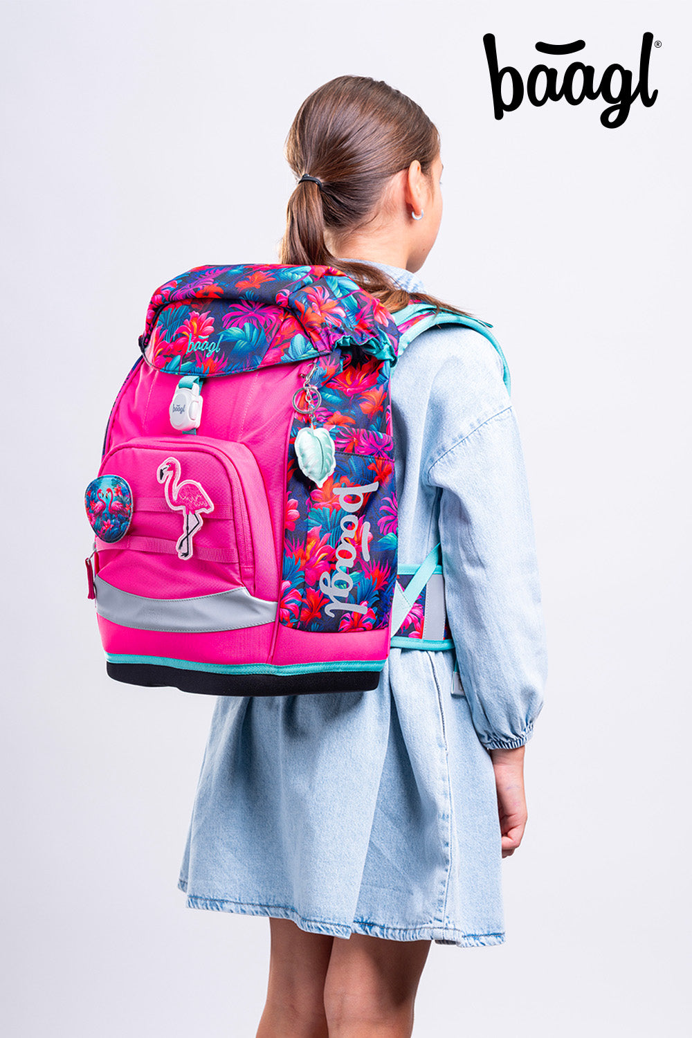 Schulrucksack Airy Plus Flamingos