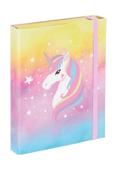 Heftmappe A5 Regenbogen Einhorn