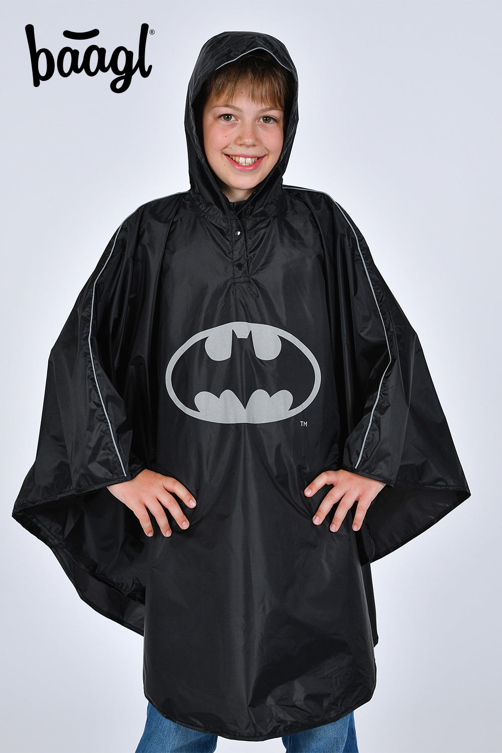 Outdoor-Regenponcho Batman Logo Gr XL (170 -190 cm)