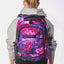 Skate max Galaxy Rucksack-Set 5tlg: Rucksack, Federmäppchen, Turnbeutel, Sporttasche, Bauchtasche