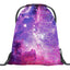 Skate max Galaxy Rucksack-Set 5tlg: Rucksack, Federmäppchen, Turnbeutel, Sporttasche, Bauchtasche