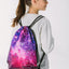 Skate max Galaxy Rucksack-Set 5tlg: Rucksack, Federmäppchen, Turnbeutel, Sporttasche, Bauchtasche