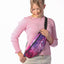 Skate max Galaxy Rucksack-Set 5tlg: Rucksack, Federmäppchen, Turnbeutel, Sporttasche, Bauchtasche