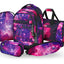 Skate max Galaxy Rucksack-Set 5tlg: Rucksack, Federmäppchen, Turnbeutel, Sporttasche, Bauchtasche