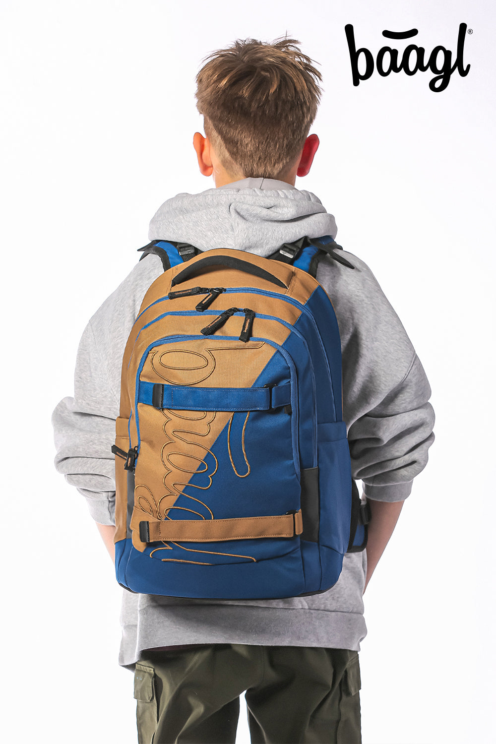 Skate max Duo Rucksack-Set 5tlg: Rucksack, Federmäppchen, Turnbeutel, Sporttasche, Bauchtasche