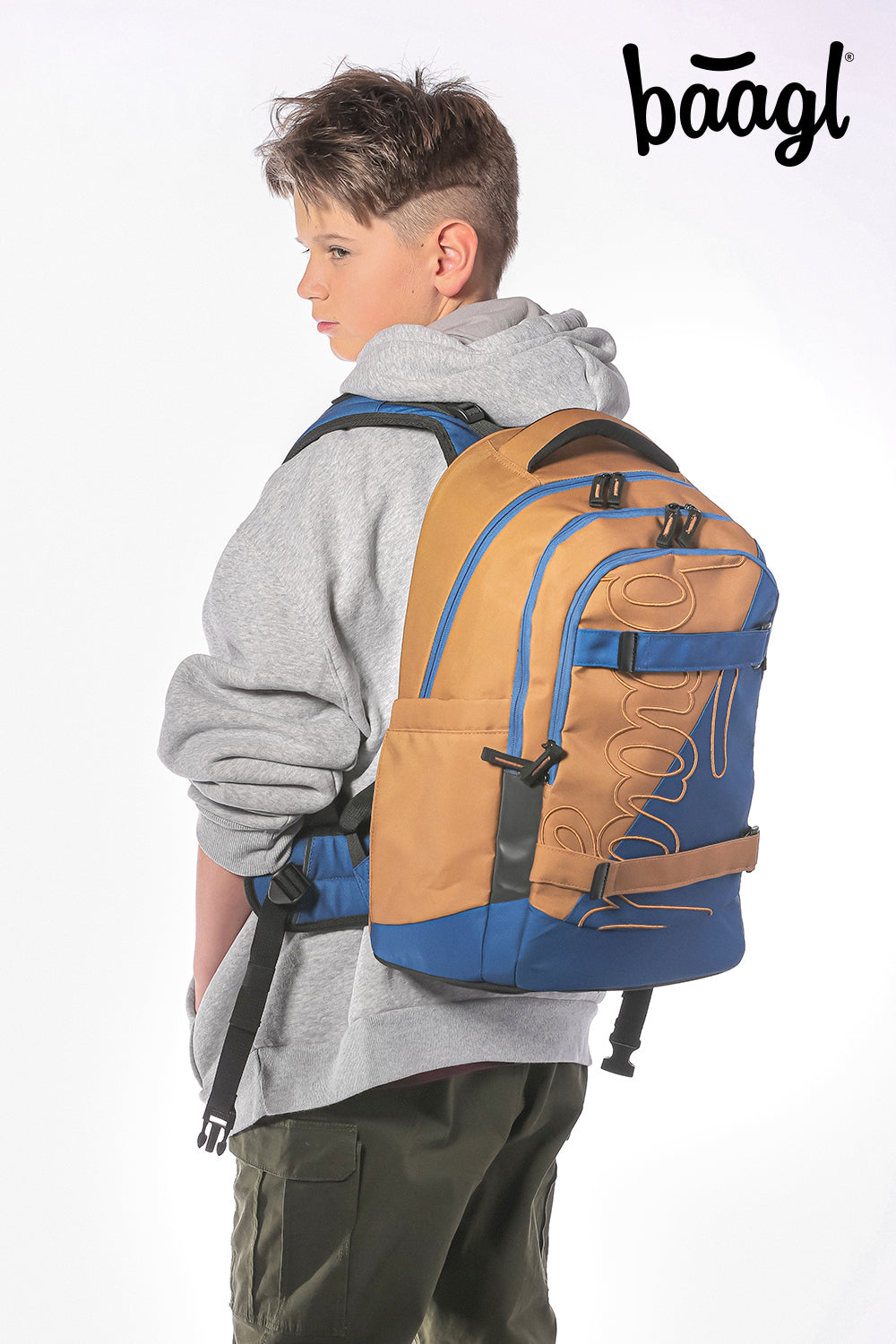 Skate max Duo Rucksack-Set 5tlg: Rucksack, Federmäppchen, Turnbeutel, Sporttasche, Bauchtasche
