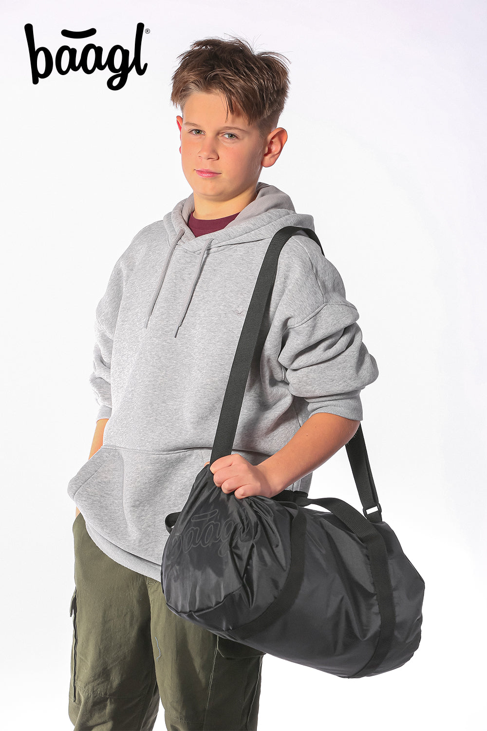 Skate Uni schwarz Rucksack-Set 3tlg: Rucksack, Federmäppchen, Sporttasche