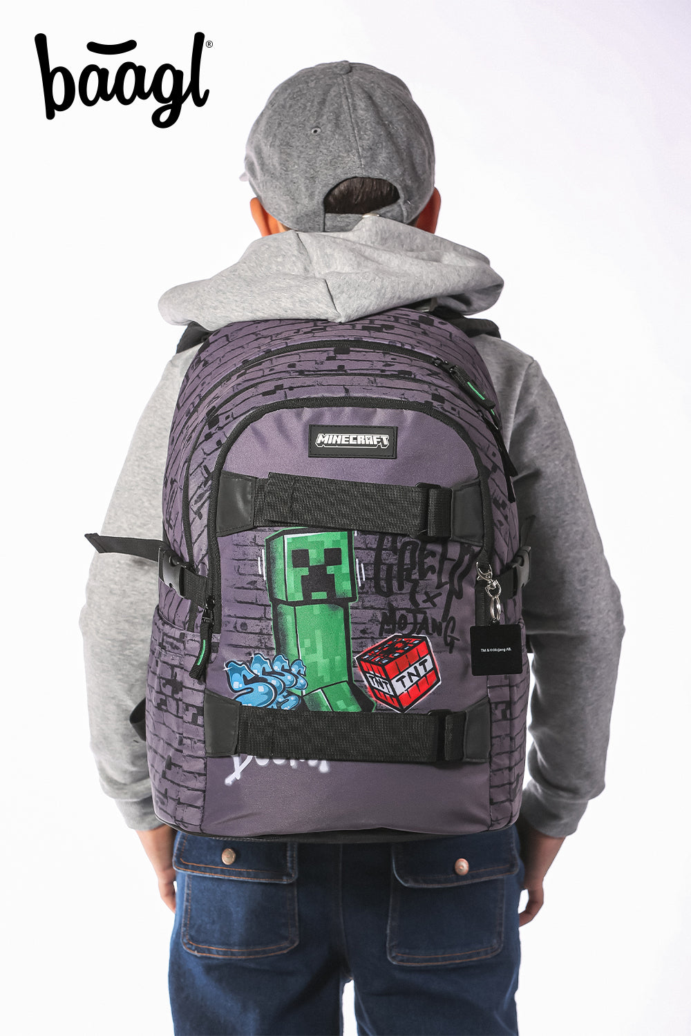 Schulrucksack Skate Minecraft TNT